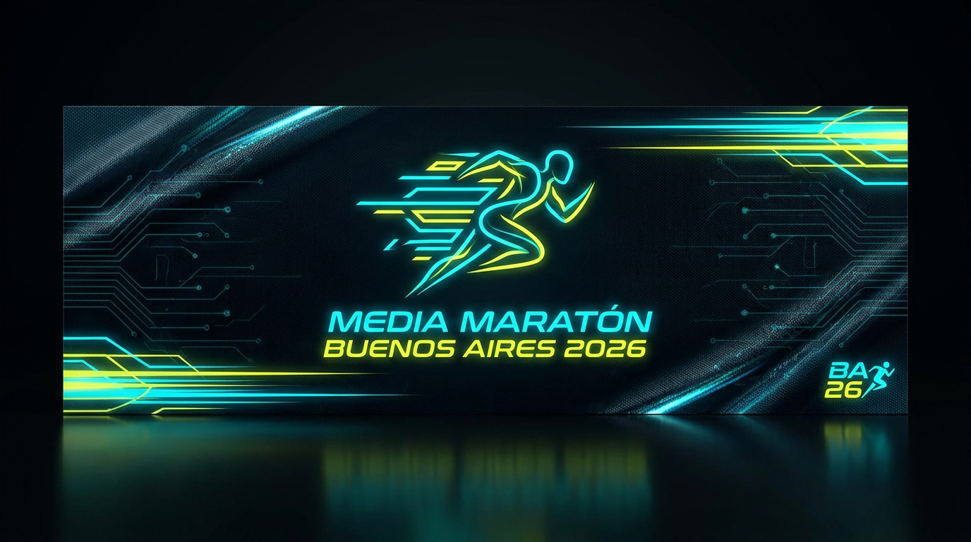 Media Maratón Buenos Aires 2026 Logo oficial